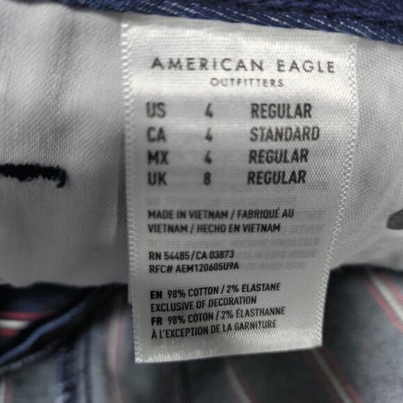 American Eagle 4th July Denim Festival Boho Y2k High Rise Mini Skirt 4 - Picture 8 of 9